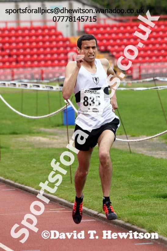 Senior men, North East Track and Field Champs., Gateshead. Photo: David T. Hewitson/Sports for All Pics